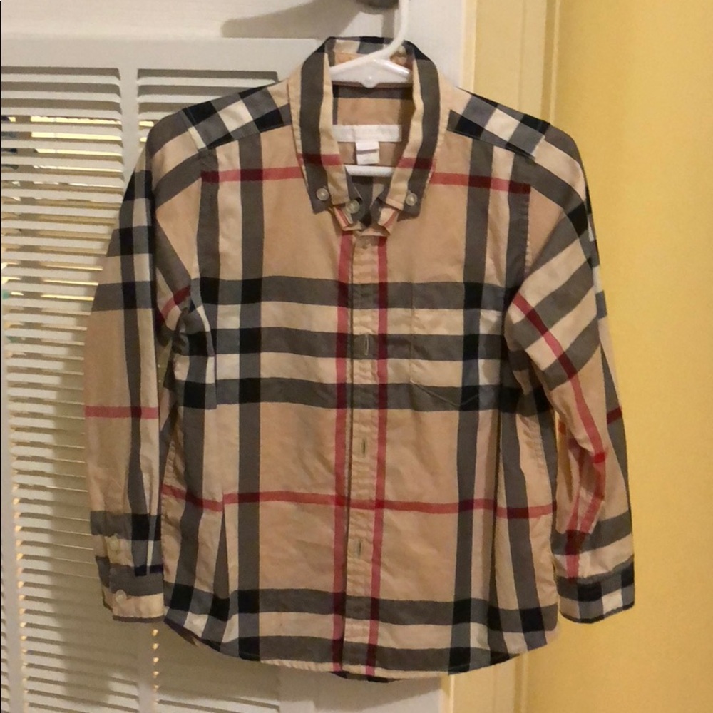 Boys Burberry dress shirt